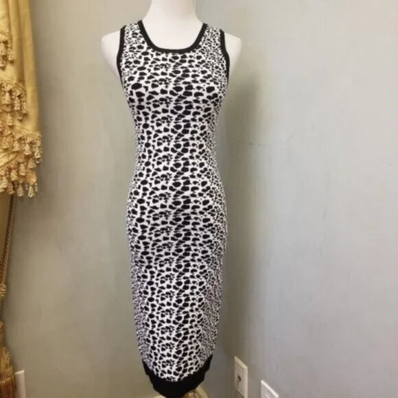 NWT Robbi & Nikki animal printed sweater dress size S Petite (310) - Picture 2 of 6